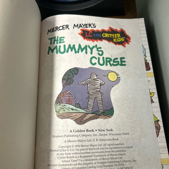 (5/$20) The Mummy's Curse Book by Mercer Mayer’s - Picture 3 of 7